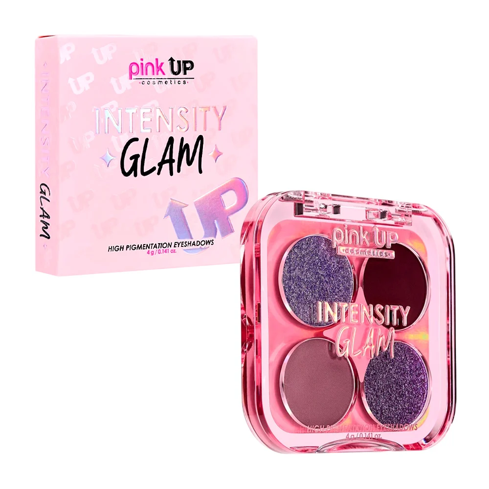 Paleta de sombras pink up con 4 colores intensity glam en tono lush, …