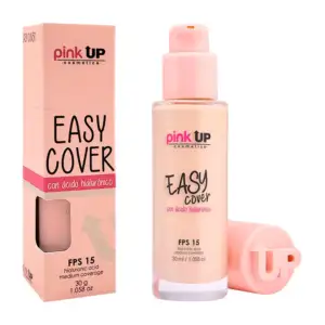 Base de maquillaje pink up con fps 15, cobertura media, tono 300, 30g…