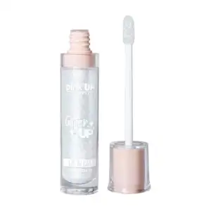 Lip gloss / brillo labial con glitter pink up en tono shine, 7ml / pk…