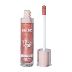 Lip gloss / brillo labial con glitter pink up en tono estellar, 7ml /…