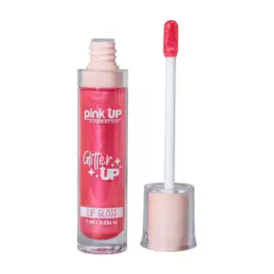 Lip gloss / brillo labial con glitter pink up en tono pink light, 7ml…