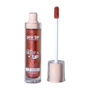 Lip gloss / brillo labial con glitter pink up en tono fairy dust, 7ml…