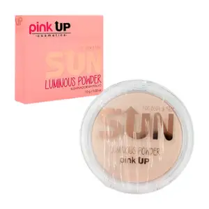 Polvo compacto iluminador pink up tono glow, 10g / pkip03