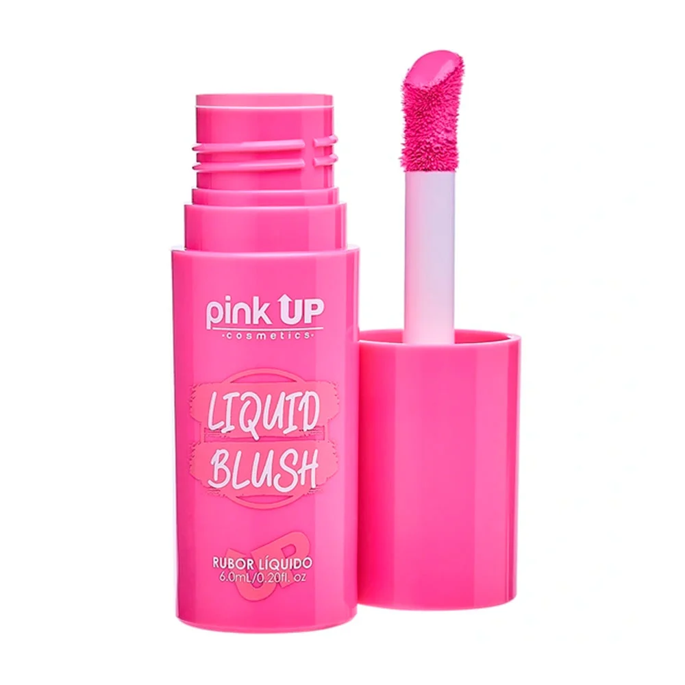 Blush / rubor líquido de larga duración pink up en tono pink cheeks, …