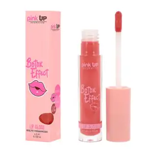 Lip gloss pink up efecto botox en tono cute, 4.5ml / pklgb04