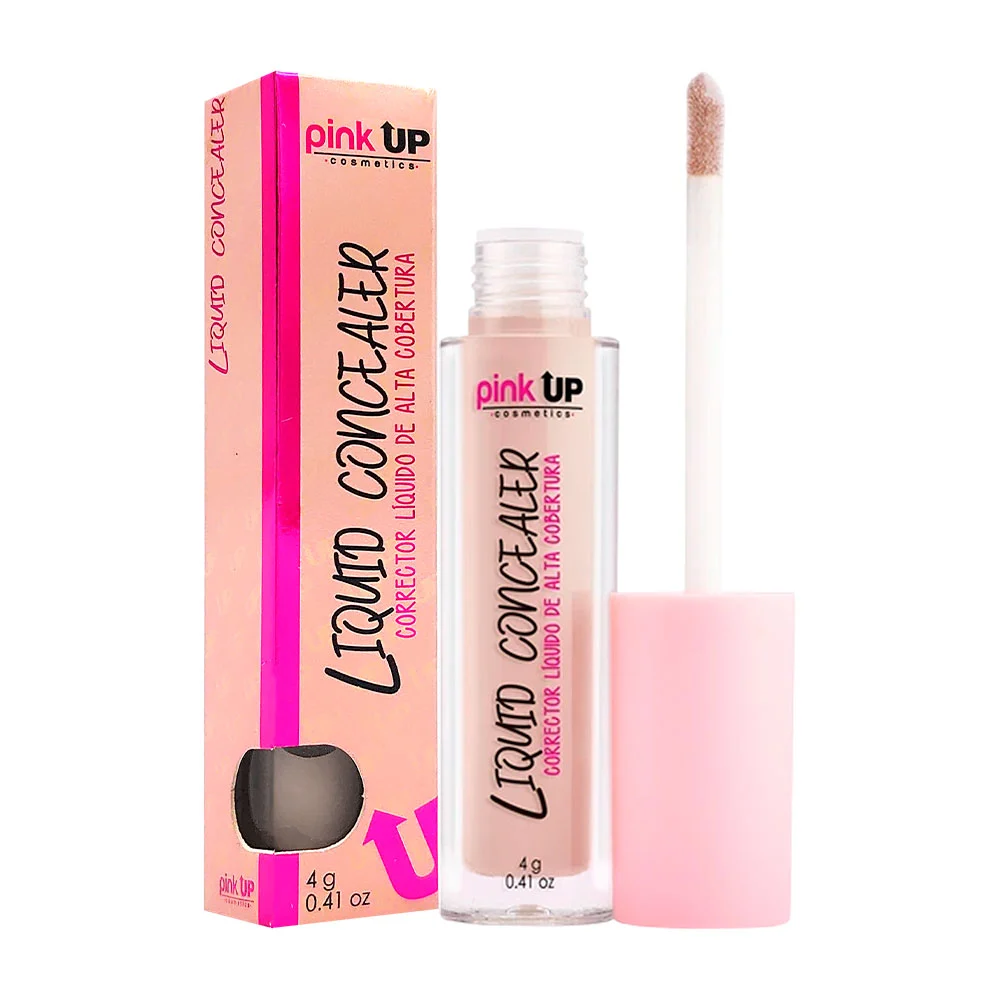 Corrector liquido pink up de alta cobertura en tono soft pink, 4g / p…