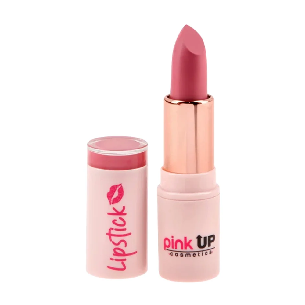 Labial lipstick pink up en barra retráctil en tono beauty, 3.6g / pkl…