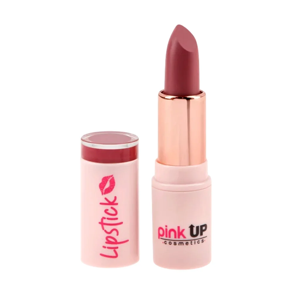 Labial lipstick pink up en barra retráctil en tono brunette, 3.6g / p…
