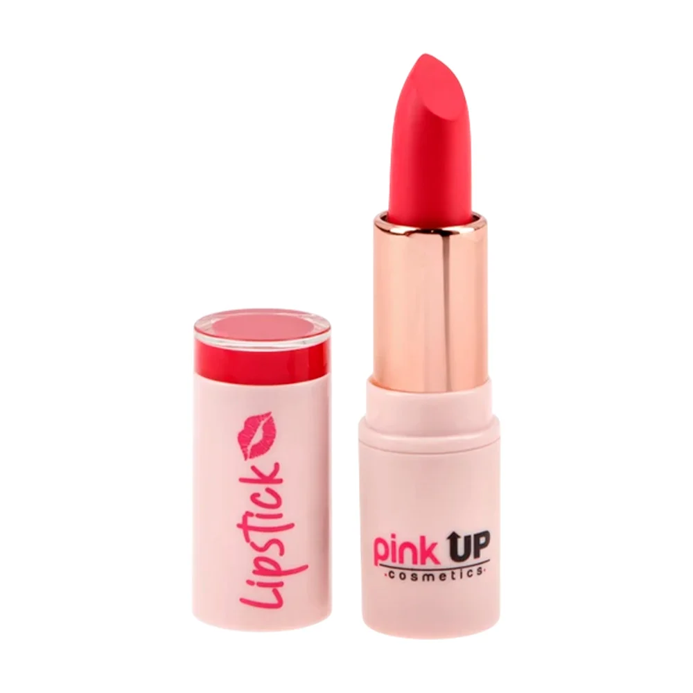Labial lipstick pink up en barra retráctil en tono crazy, 3.6g / pklp…