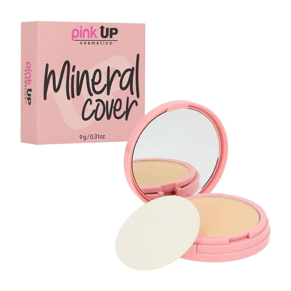 Base de maquillaje en polvo mineral pink up en tono natural, 9g / pkm…