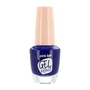 1pza Esmalte con efecto gel pink up para uñas en tono basic blue, 15m…