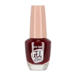1pza Esmalte con efecto gel pink up para uñas en tono tinto, 15ml / p…