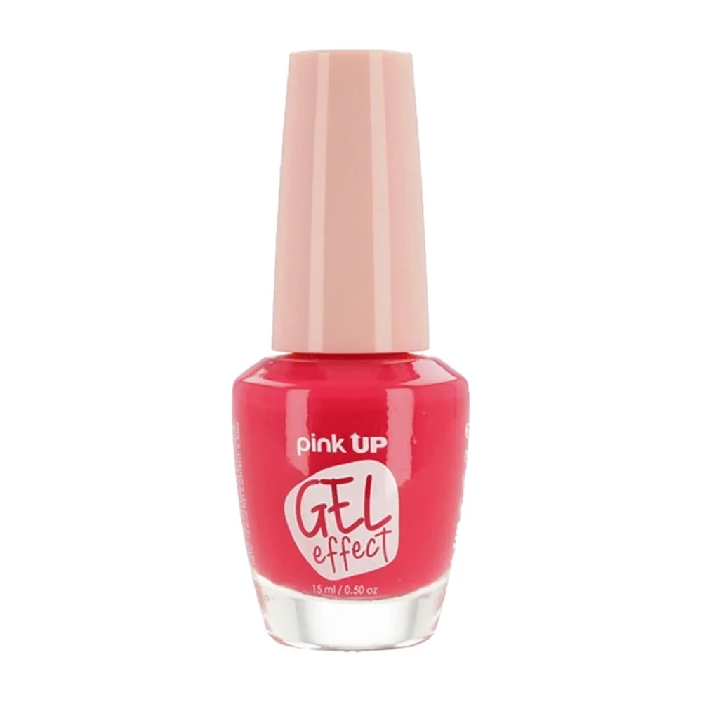 1pza Esmalte con efecto gel pink up para uñas en tono cherry, 15ml / …