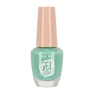 1pza Esmalte con efecto gel pink up para uñas en tono mint, 15ml / pk…
