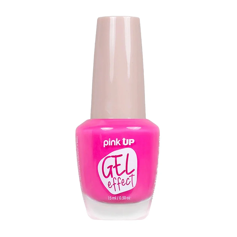 1pza Esmalte con efecto gel pink up para uñas en tono pinky, 15ml / p…