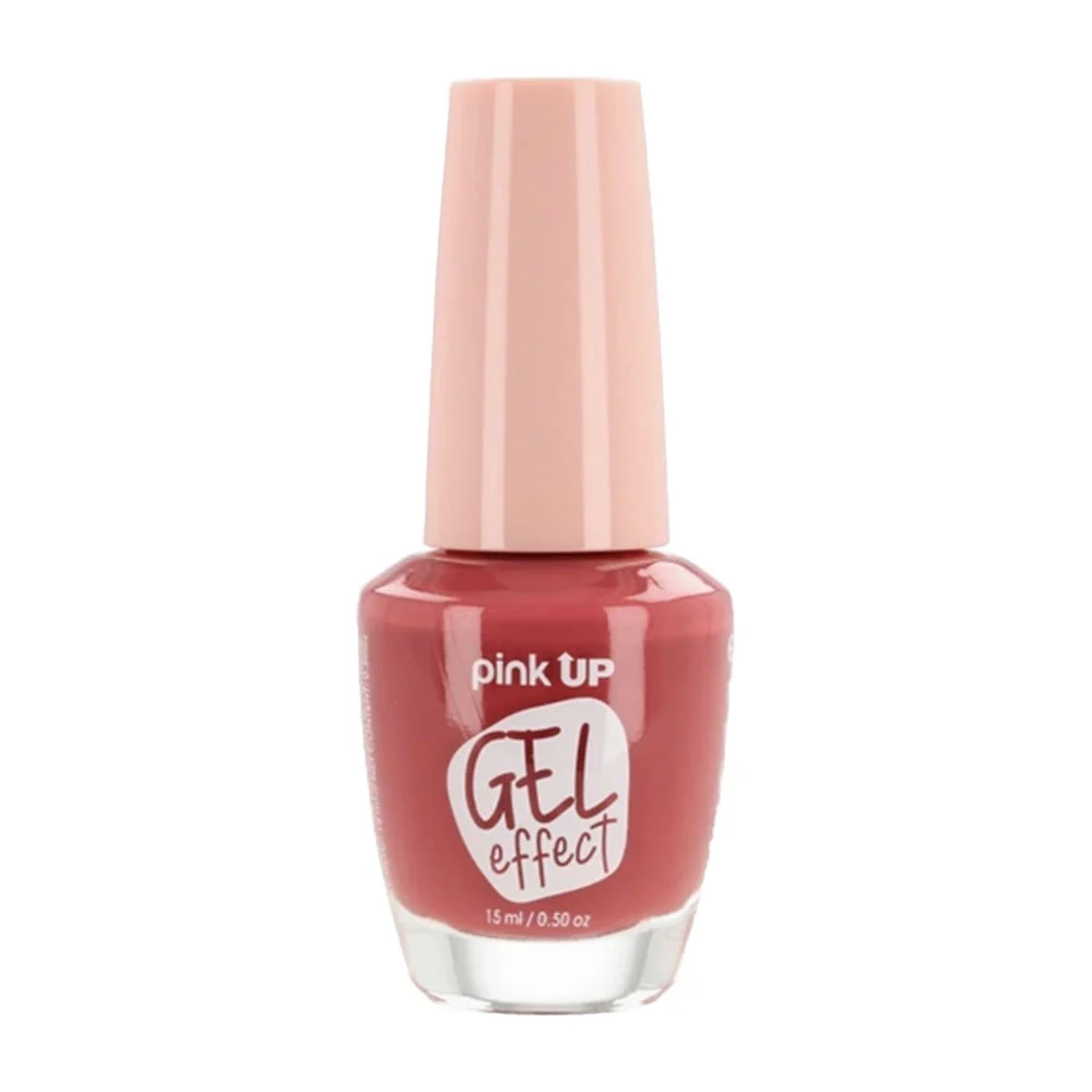 1pza Esmalte con efecto gel pink up para uñas en tono rosewood, 15ml …