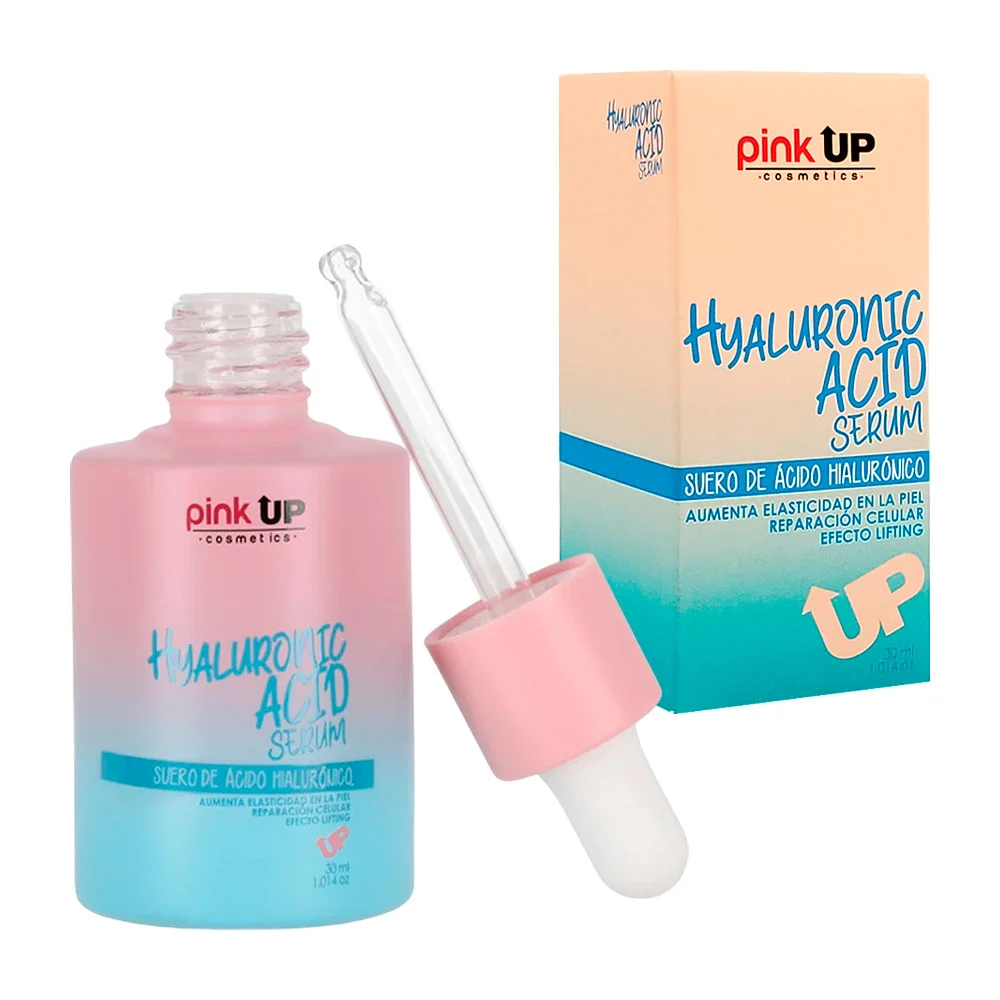 Suero de ácido hialurónico pink up, elasticidad y restauración facial…