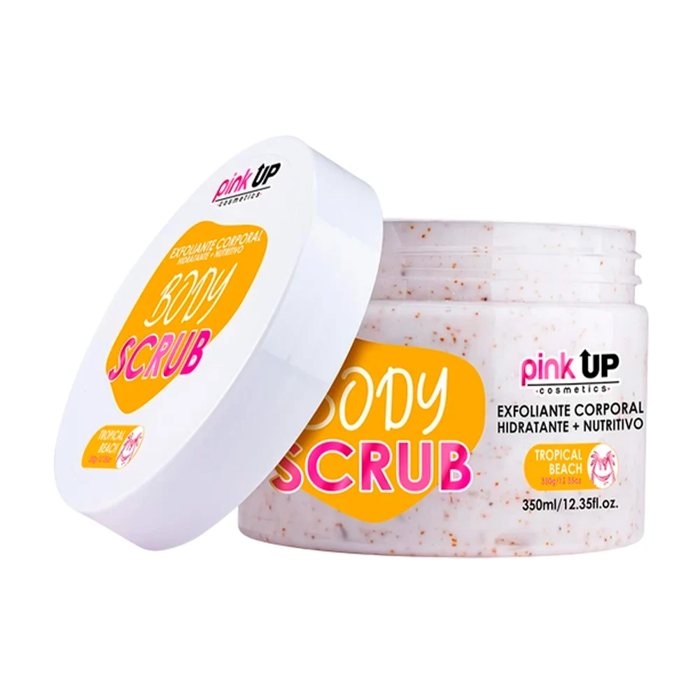 Exfoliante hidratante pink up body scrub, con fragancia tropial beach…