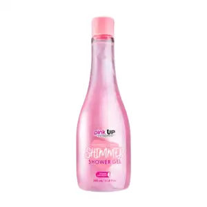 Gel corporal pink up para ducha, glitter y fragancia de flores, 350ml…