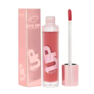 Labial líquido pink up con efecto mate en tono rose, 9.5ml / pkum01