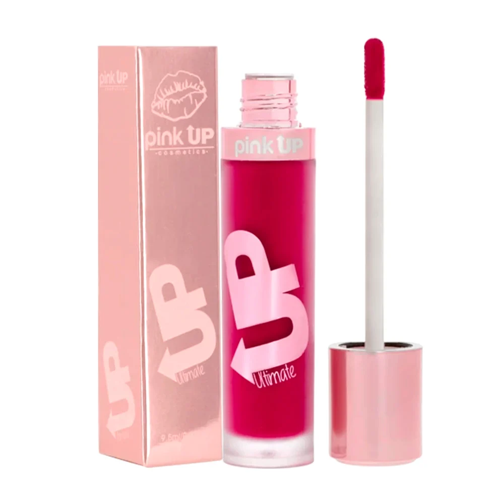 Labial líquido pink up con efecto mate en tono pink cherry, 9.5ml / p…