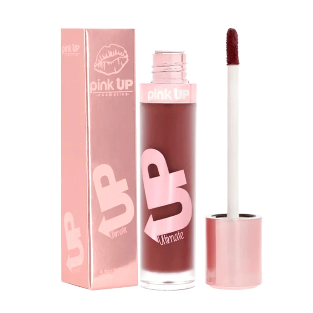 Labial líquido pink up con efecto mate en tono mud, 9.5ml / pkum21