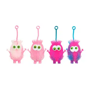 1pza juguete antiestrés diseño tipo minion con luz led, variedad de c…
