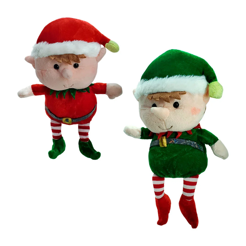 1pza Peluche afelpado de elfo con ropa navideña, variedad de colores …