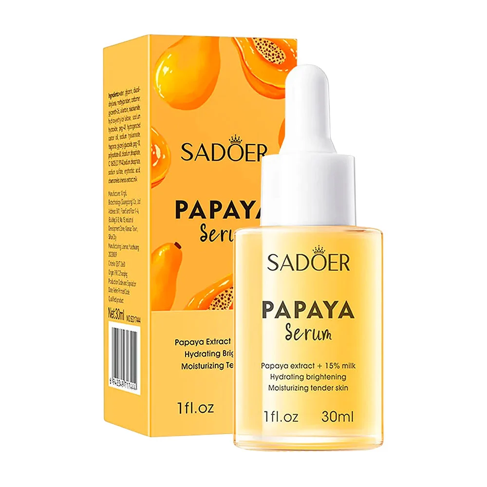 Serum sadoer con extracto de papaya para hidratar y suavizar la piel,…