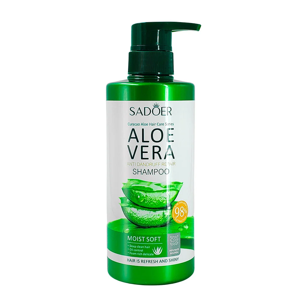 Shampoo sadoer con extracto de aloe vera para reparar el daño del cab…