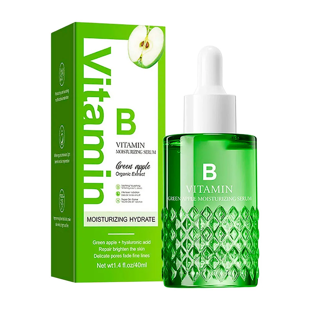 Serum sadoer con vitamina b, manzana verde para hidratar la piel, 40m…
