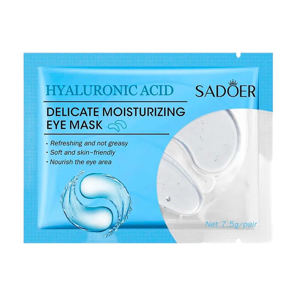 Mascarilla de gel para los ojos con extracto de ácido hialurónico, 7.…