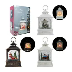 Adorno navideño decorativo vintage musical con figuras encapsuladas, …