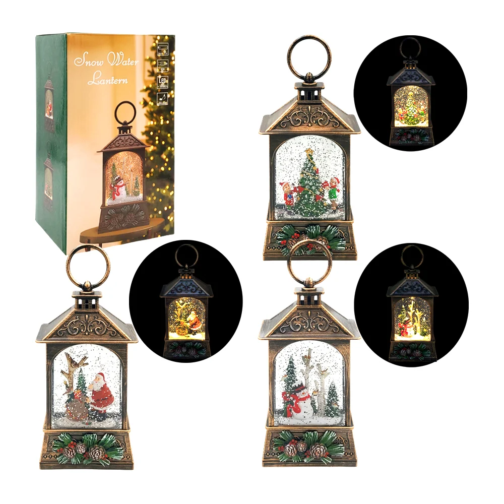 Adorno decorativo lámpara vintage musical con figura encapsulada, var…
