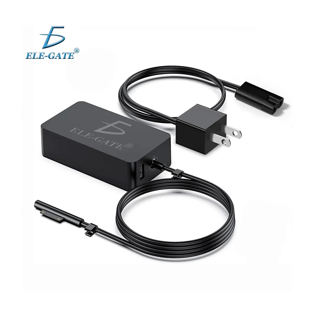 Cargador para laptop compatible con microsoft surface de 45w con puer…