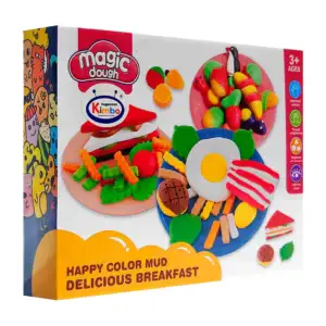 Set magic dough con temática de desayunos con 5 masitas moldeables + …