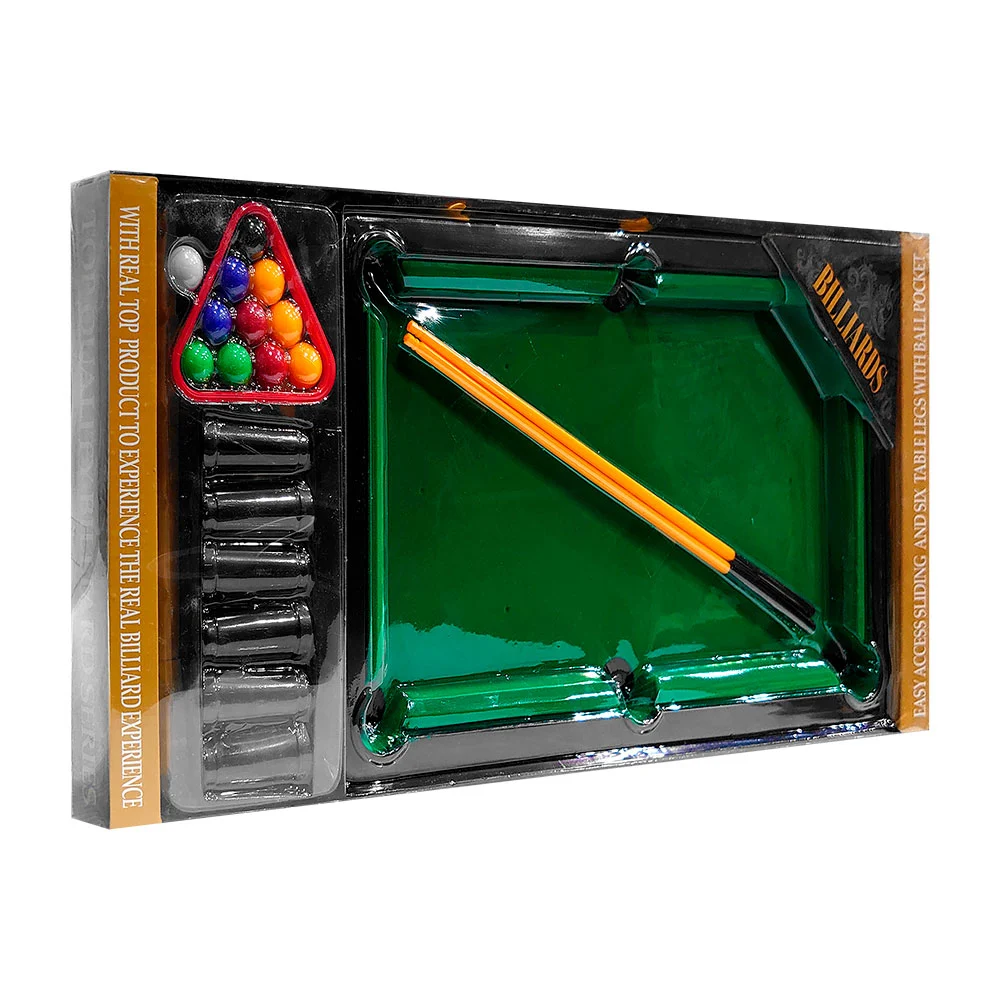 Juego, mini mesa de billar armable, variedad de accesorios / billiard…