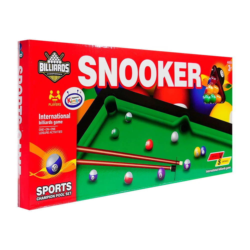 Juego, mini mesa de billar armable, variedad de accesorios / snooker …
