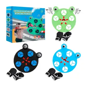 Maquina de boxeo con luz y sonido, diseño infantil con 5 colchonetas …