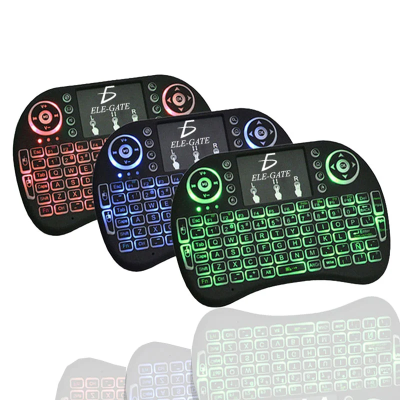 Mini Teclado Español Inalámbrico Iluminado Usb Recargable Con TouchPa…