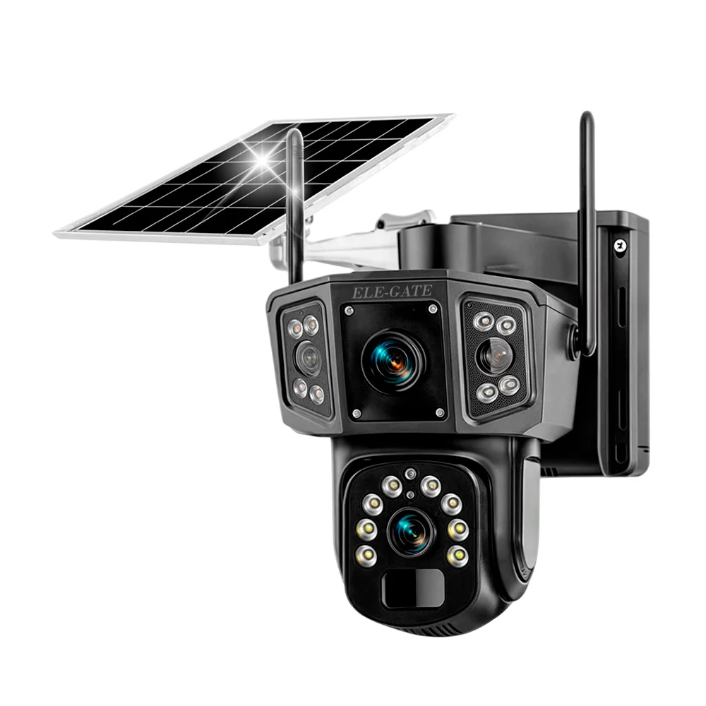 Cámara de seguridad para uso rudo con panel solar / web.78