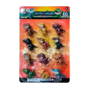 Blíster con 12 dinosaurios mordelones de dedos, variedad de modelos /…