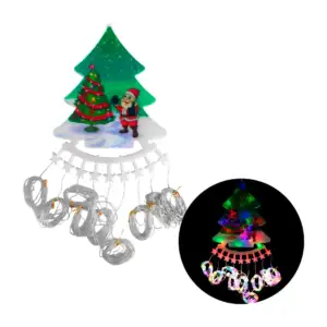 Adorno decorativo led en forma de árbol estampado con mini series de …