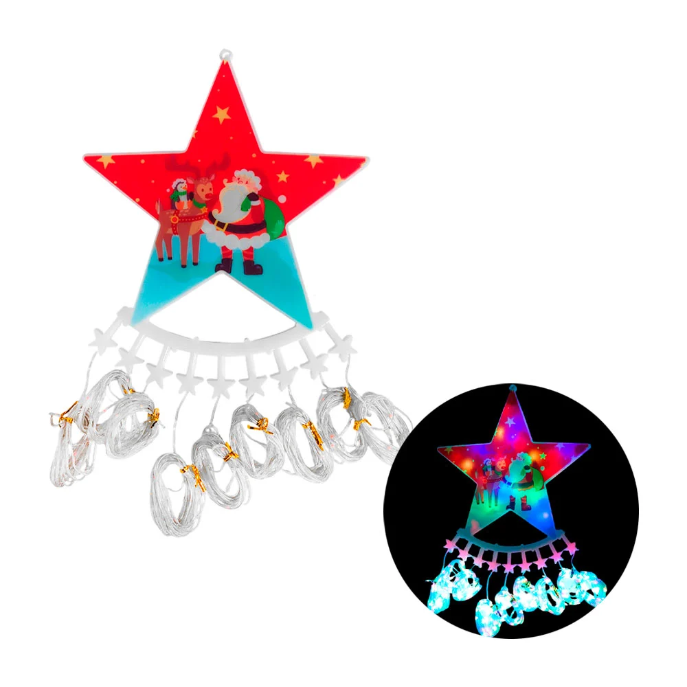 Adorno decorativo led en forma de estrella estampada con mini series …