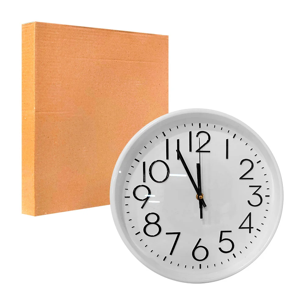 Reloj redondo con diseño de números grandes para la pared, 29cm / yc0…