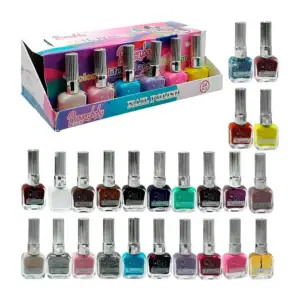 1pza Esmalte para uñas proverybaby con efecto gel 3en1 de 15ml, varie…