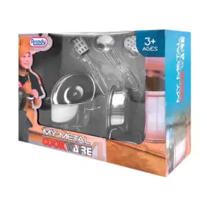 Set de mini ollas y utensilios de cocina infantiles con ollas y cucha…