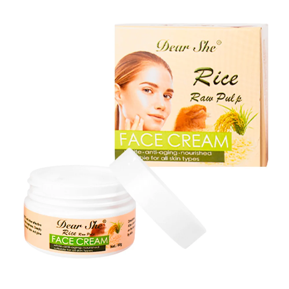 Crema facial dear she 60g, para el cuidado de la piel con pulpa de ar…