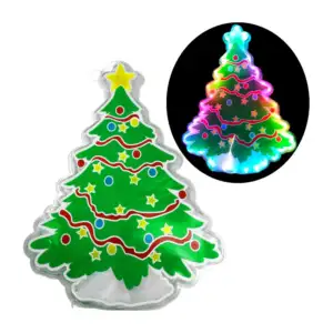 1pza Adorno colgante en forma de árbol navideño led con medida de 47c…