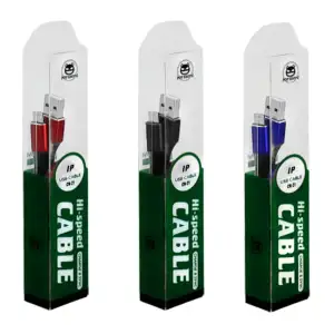 Cable de carga usb con entrada lightning o tipo c pop shope de 1 metr…